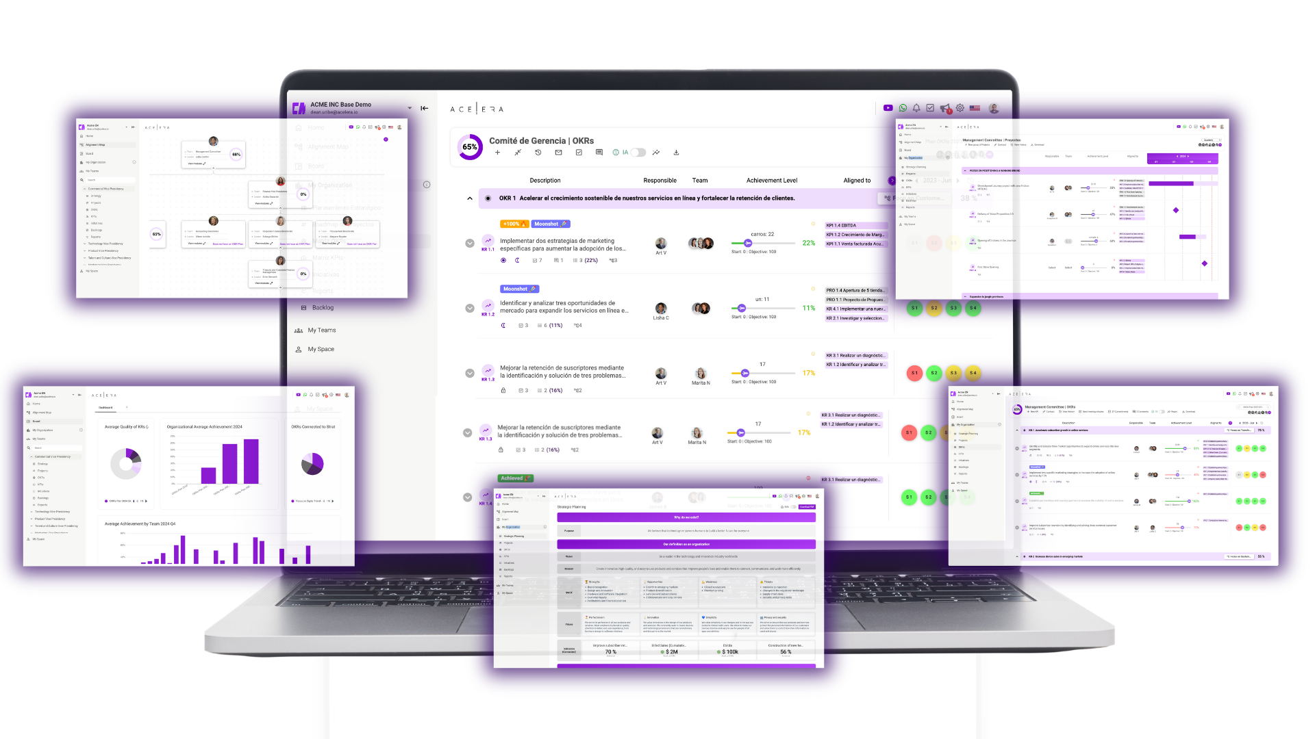 Espacio de planeamiento estratégico en Acelera